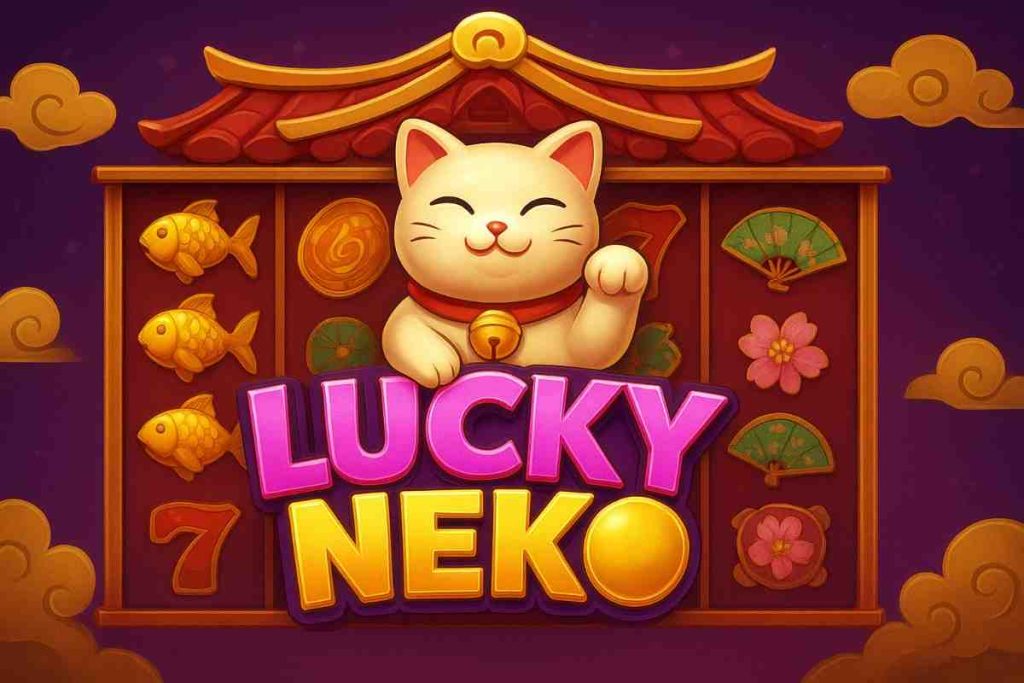 Lucky Neko slot game com gatos da sorte no app 39SS