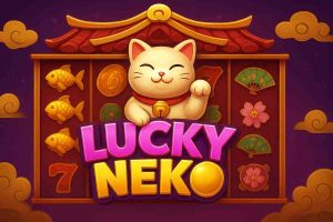 Lucky Neko slot game com gatos da sorte no app 39SS