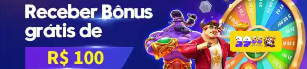 Banner de bônus e promoções do 39SS cassino.