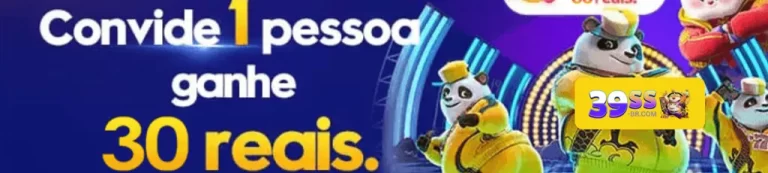 Banner de bônus e promoções do 39SS cassino.
